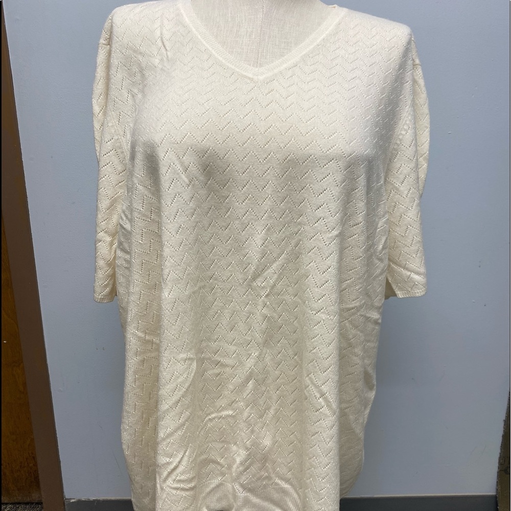 Size 30/32W- White Stag Knitted Blouse
